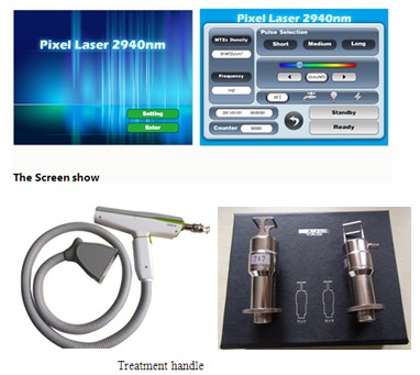 2940nm Yag Pixel Laser System Er Glass Laser Machine For Scar Removal, Ablative Skin Resurfacing 0