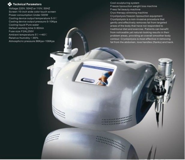 Cryolipolysis Vacuum Cavitation RF Beauty Equipment, Body Slimming Machine