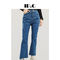 plus size jeans bell bottom jeans  lady jeansbc
